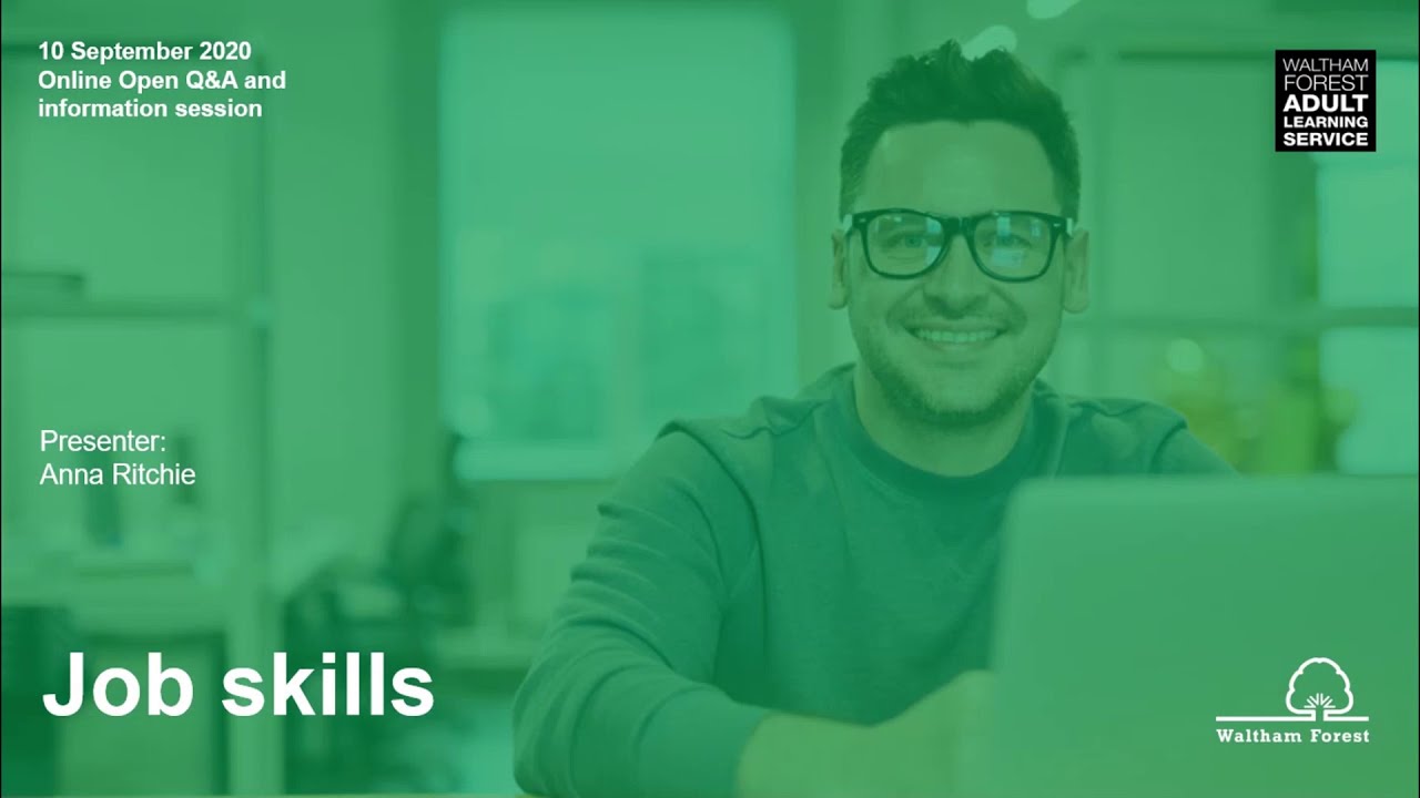 Job skills courses (Waltham Forest Adult Learning Service)