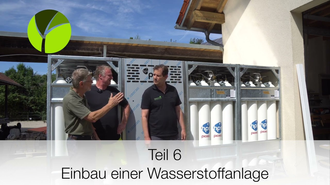 Energie mit Plan installiert eine Anlage mit Wasserstoffspeicher - Tag 2 Teil 6