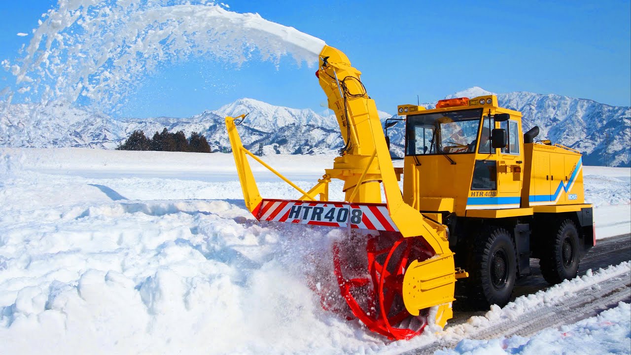 Amazing Technology - Snow Blower The World's Most advanced powerful - Amazing TV