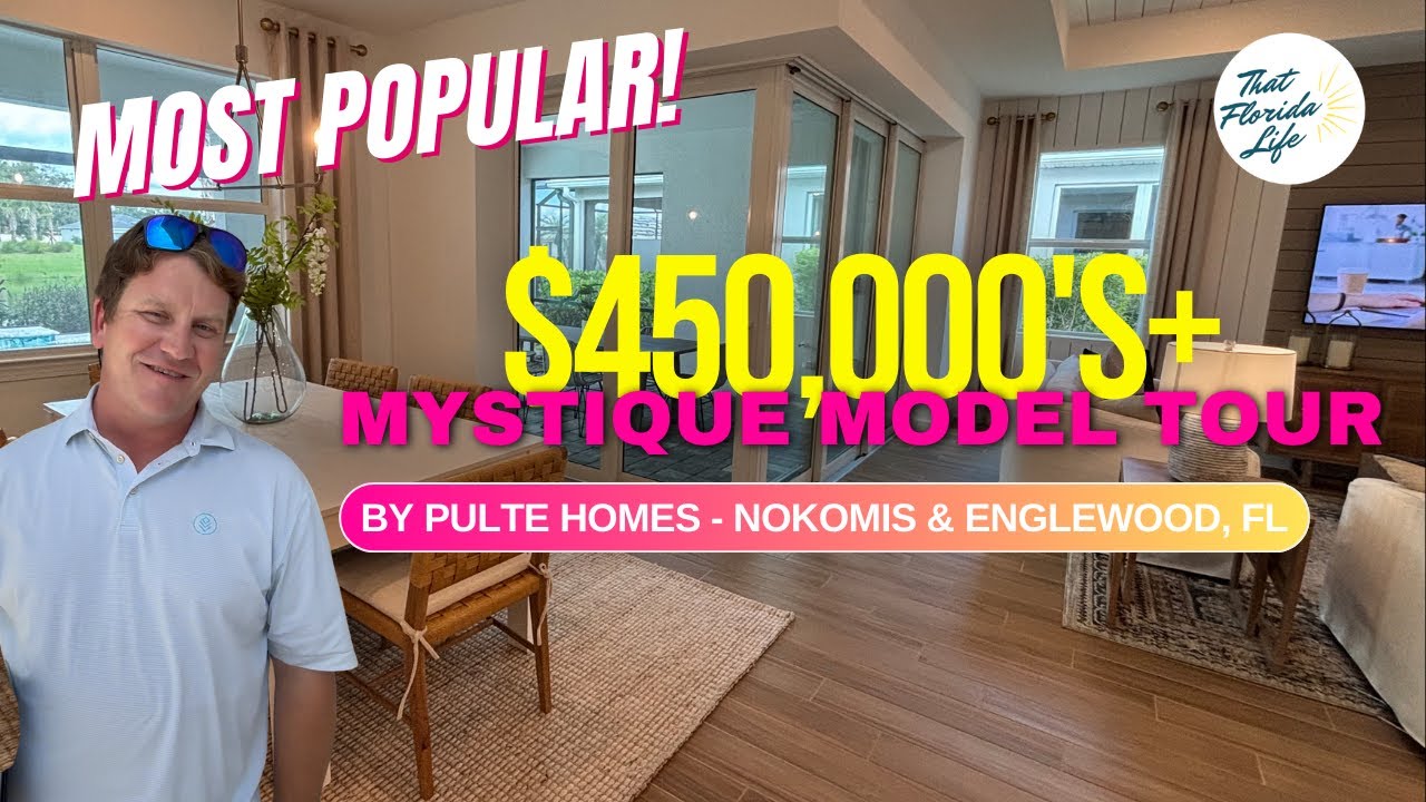 MOST POPULAR PLAN! Mystique Model Home Tour | Legacy Groves  Nokomis, FL Pulte Homes (Near Venice)