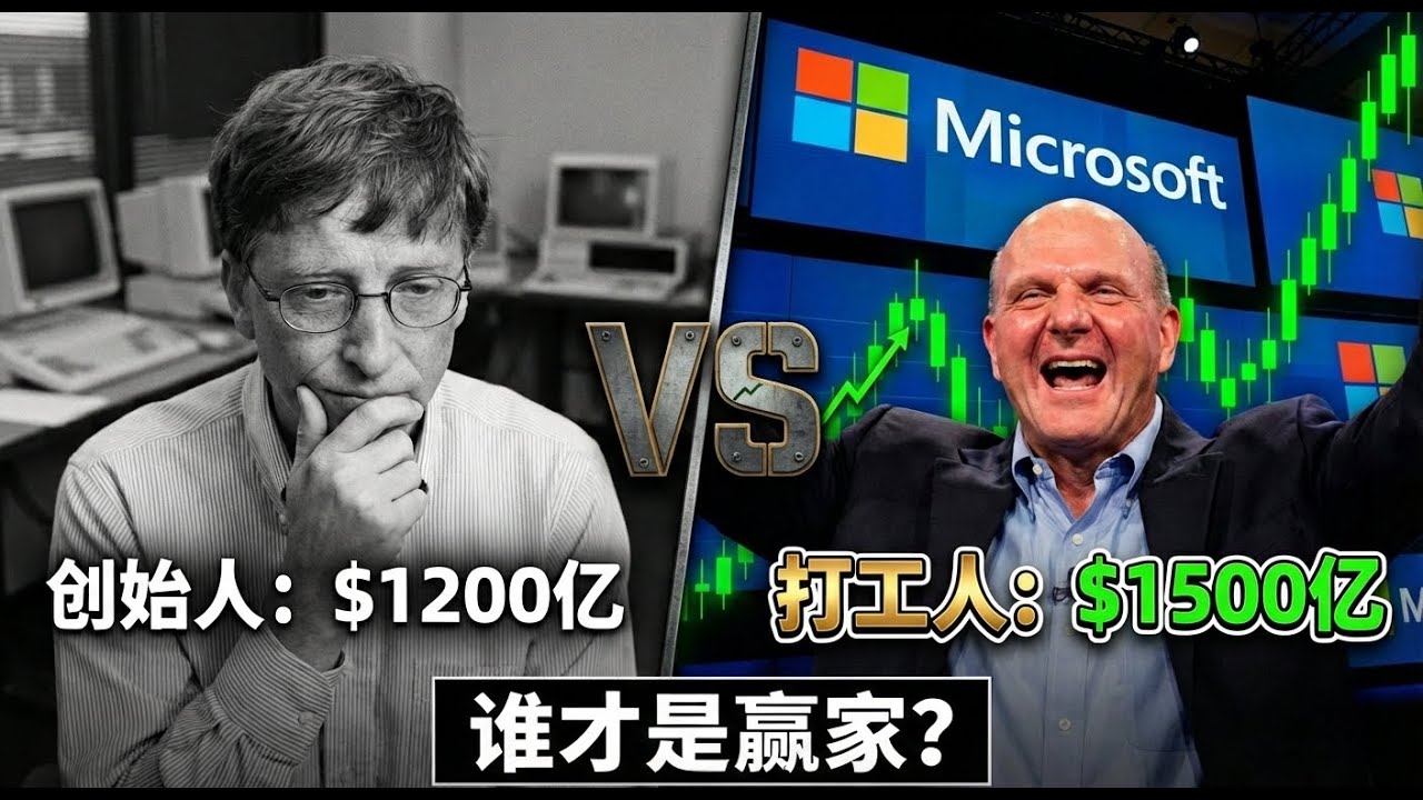 为什么微软打工人比比尔&middot;盖茨还有钱？揭秘一个让首富都后悔的&ldquo;笨决策&rdquo;