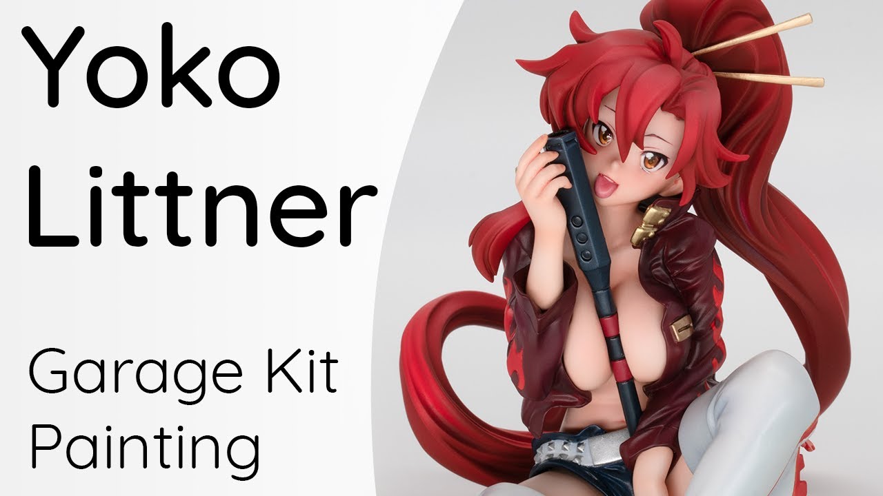 I Tried Painting a Figure of Yoko Littner from Tengen Toppa Gurren Lagann