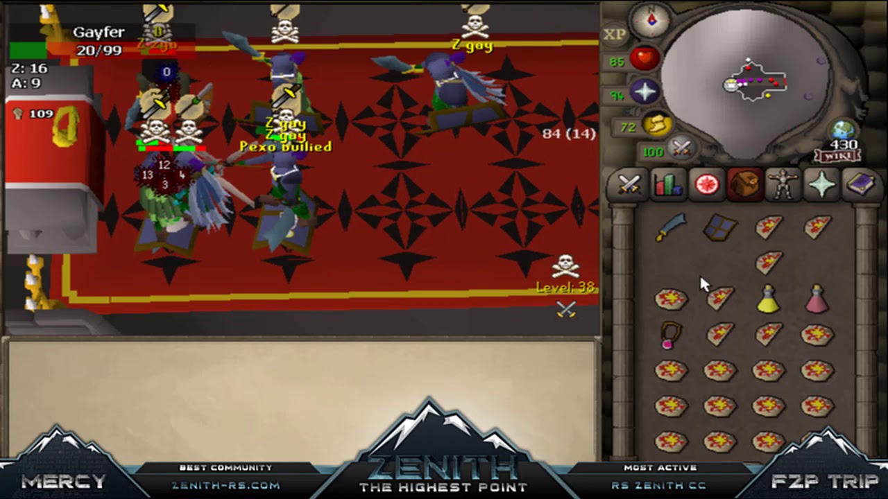 Zenith vs Apex F2P PKRI