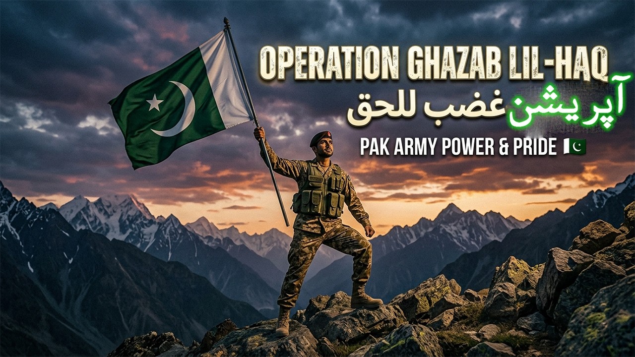 🇵🇰 Operation Ghazab lil-Haq | Pakistan Army Powerful Patriotic Anthem | Pak Fauj Motivation Video 🔥