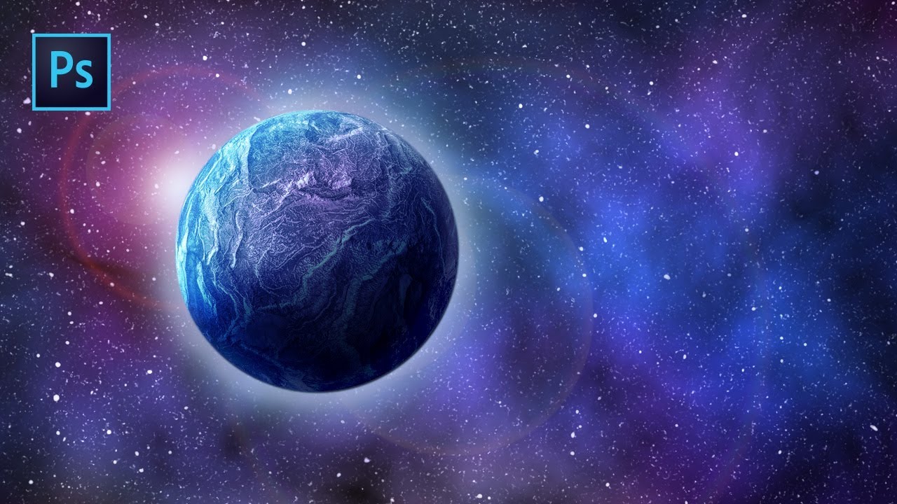 [TUTO] : Créer une PLANÈTE sur PHOTOSHOP !