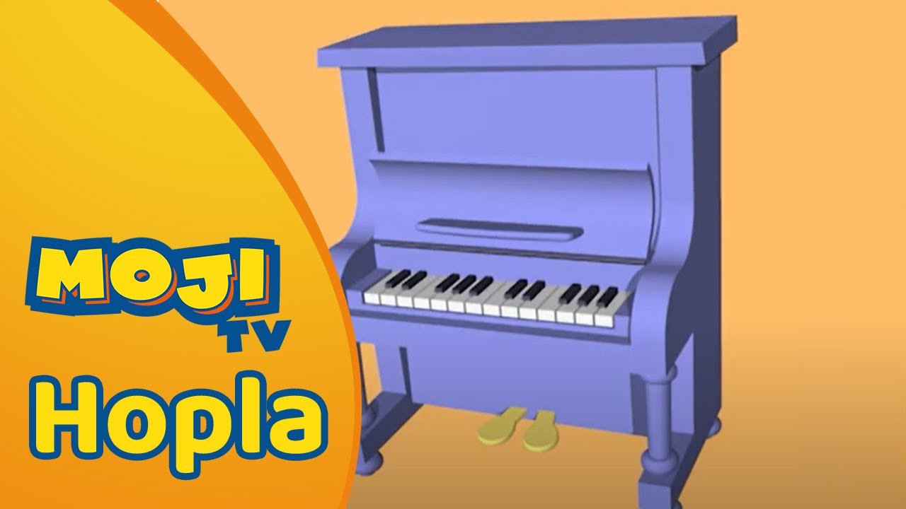 IK ZIE EEN PIANO 🎹 | HOPLA 🐇 | Nederlandse Kinderseries | MojiTV