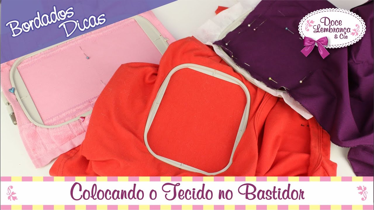 Como Colocar Diferentes Tecidos no Bastidor