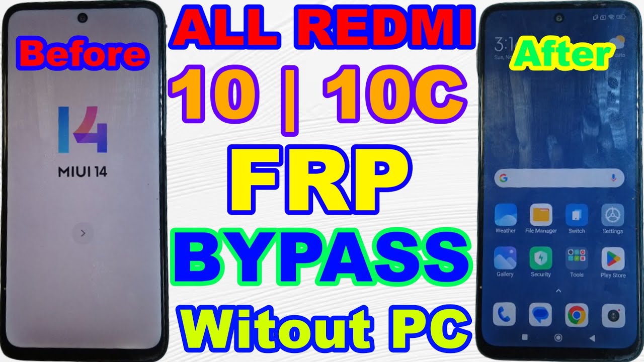 Redmi 10/ 10c  Google & FRP Bypass | MIUI 14 Updated - 100% Working New Method (Without Pc 2026)