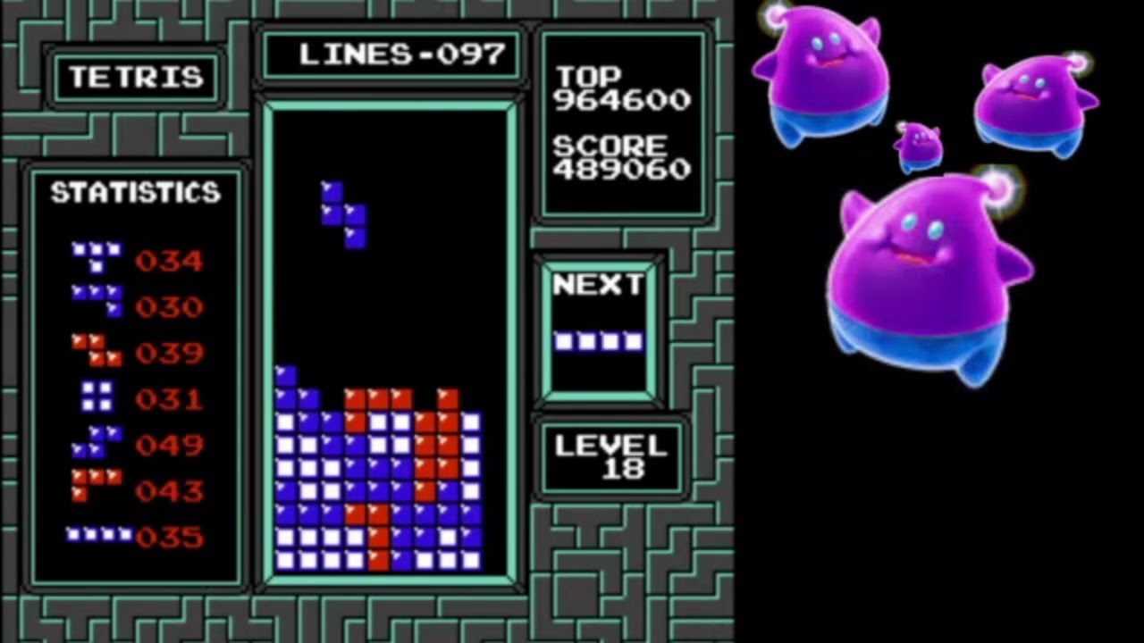 NES Tetris - DAS Overall PB - 1,044,020
