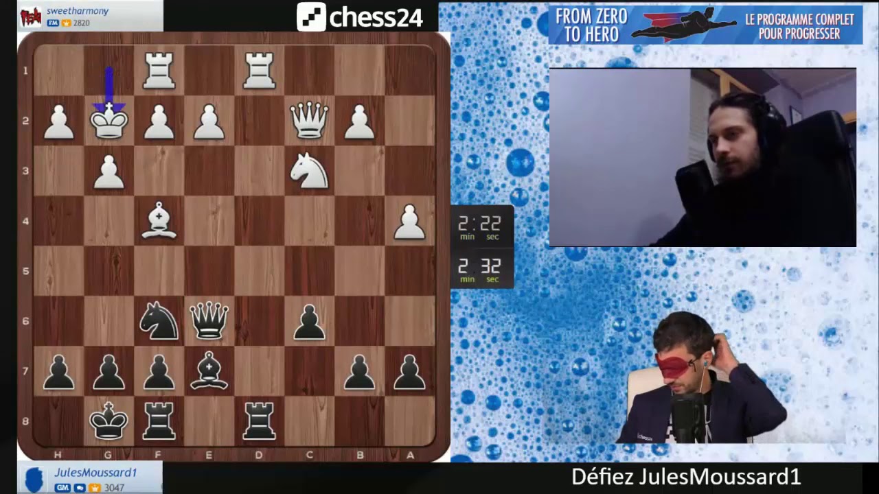 Laurent Fressinet affronte à l'aveugle le fort et solide Maître FIDE Vincent Riff !