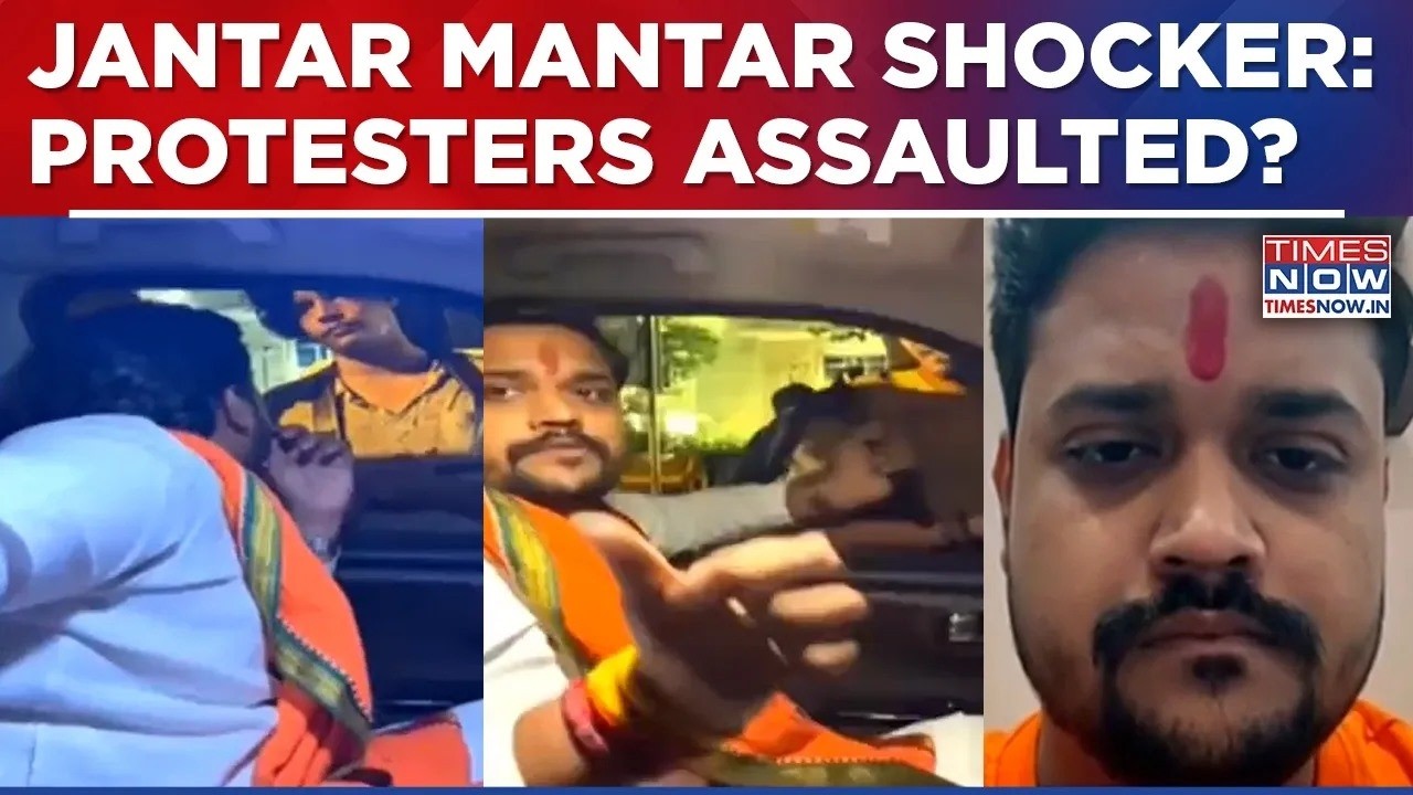 JANTAR MANTAR PROTEST ROW: Hindutva Activist Accused Of Attacking Protesters, Students Assaulted?