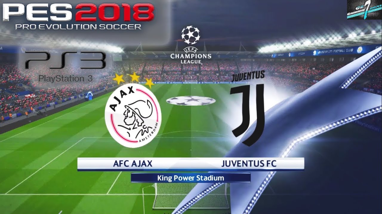 Ajax Vs Juventus UCL Quarter Final PES 2018 || PS3 Gameplay Full HD 60FPS