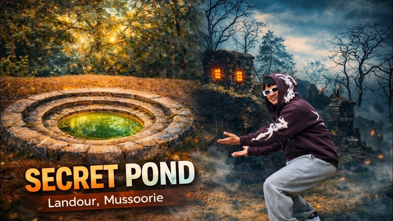 Secret Pond in Landour, Mussoorie 😱 Hidden Gem No One Knows About!