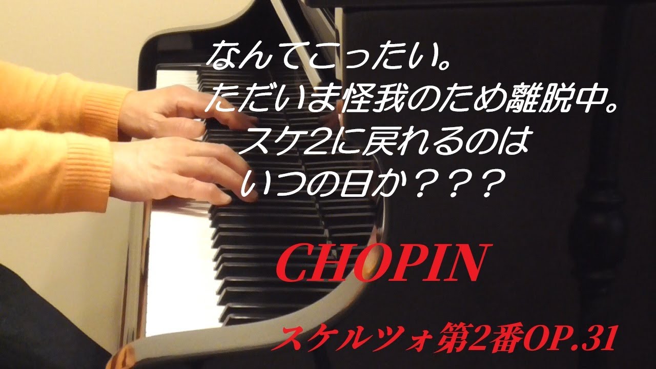CHOPINスケルツォ第2番OP.31練習帖その８（絶対スケ2に戻ってくるぞ～）