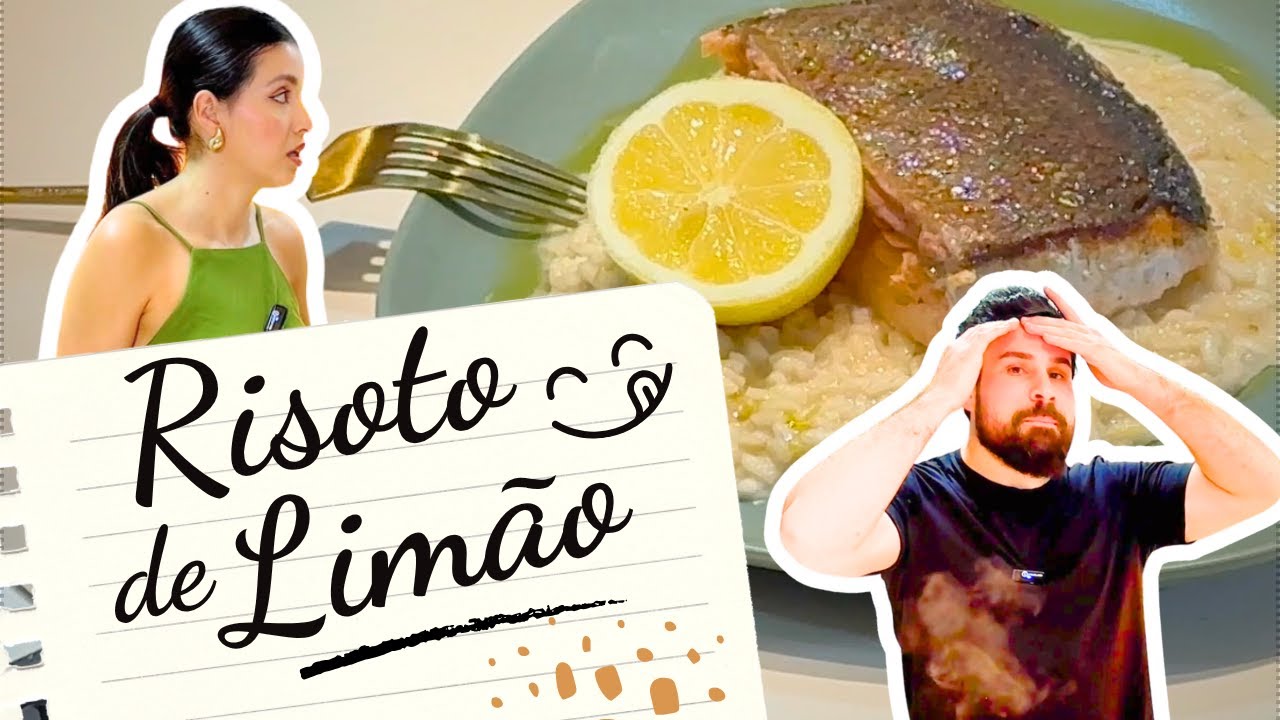 DESAFIO NA COZINHA! | Como fazer Risoto de Limão com Salmão(sem queimar)