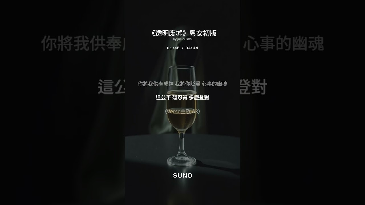 《透明废墟》粵女初版