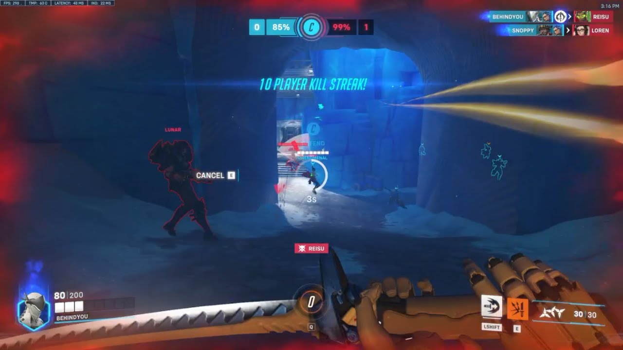 Overwatch 2 Genji God Shadder2k Popped Off With 37 Elims