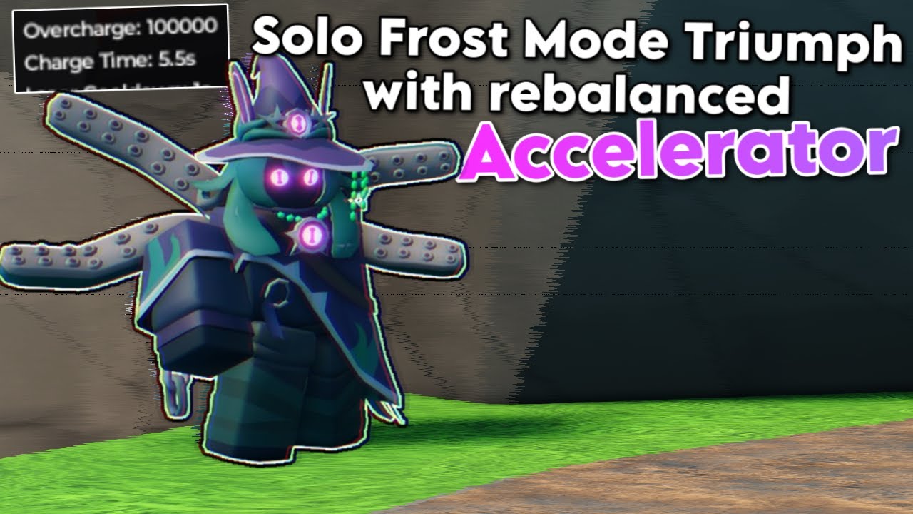 Solo Frost Mode Triumph with Rebalanced Accelerator | Tower Defense Simulator