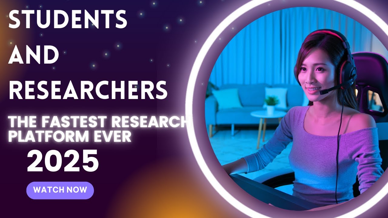 The Fastest Research Platform EVER! | All-in-One AI Tools for Students & Researchers