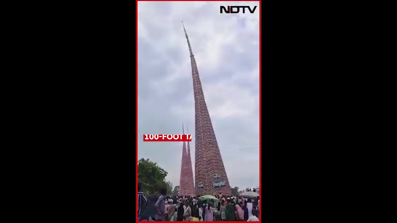 100-Foot Tazia Collapsed During a Muharram Procession In Lakhimpur Kheri
