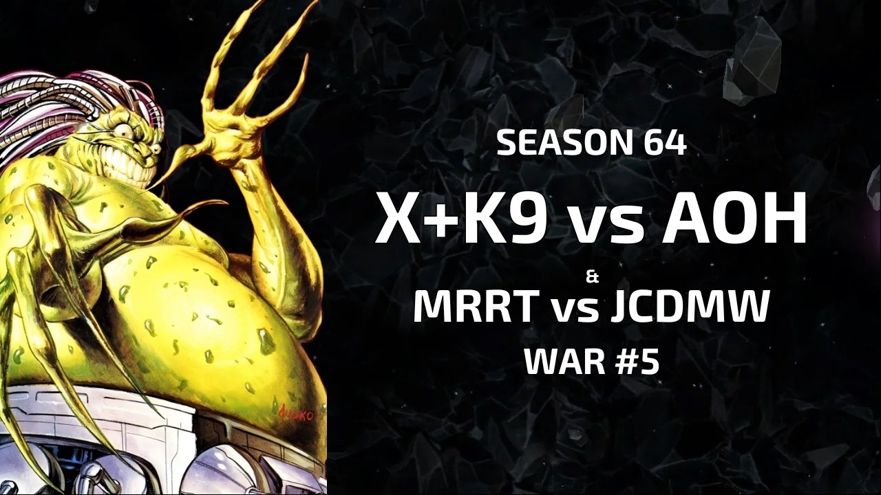 LET'S TRY NO TO GET COOKED | X+K9 vs AOH & MRRT vs JCDMW | SEASON 64 | WAR #5