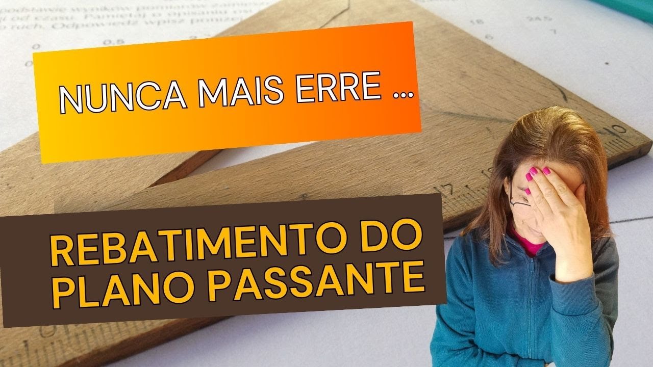 rebatimento do plano passante