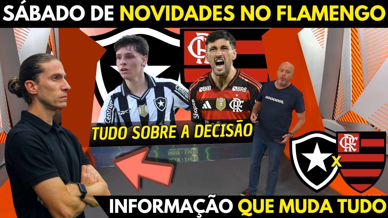 SAIU AGORA! INFORMAÇÃO DE ULTIMA HORA QUE MUDA TUDO PRA DECISÃO ENTRE BOTAFOGO X FLAMENGO!