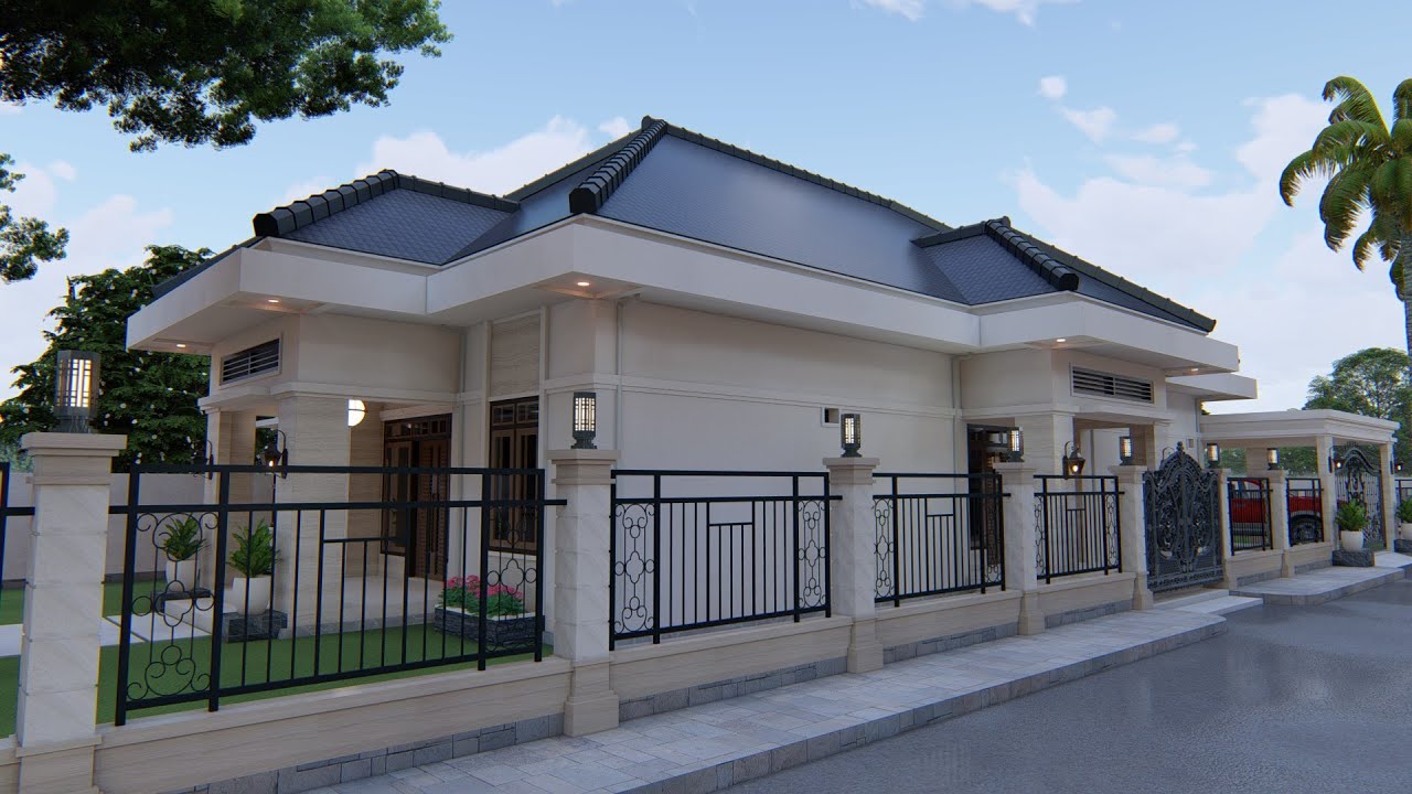 Desain Rumah 10x23 m dengan 4 Kamar Tidur  | Owner:Bpk Hazbur - Orolipu-Luwu Timur-Sulsel