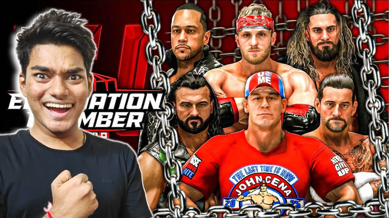 2025 Men's ELIMINATION CHAMBER Match! - WWE 2K24 🔥