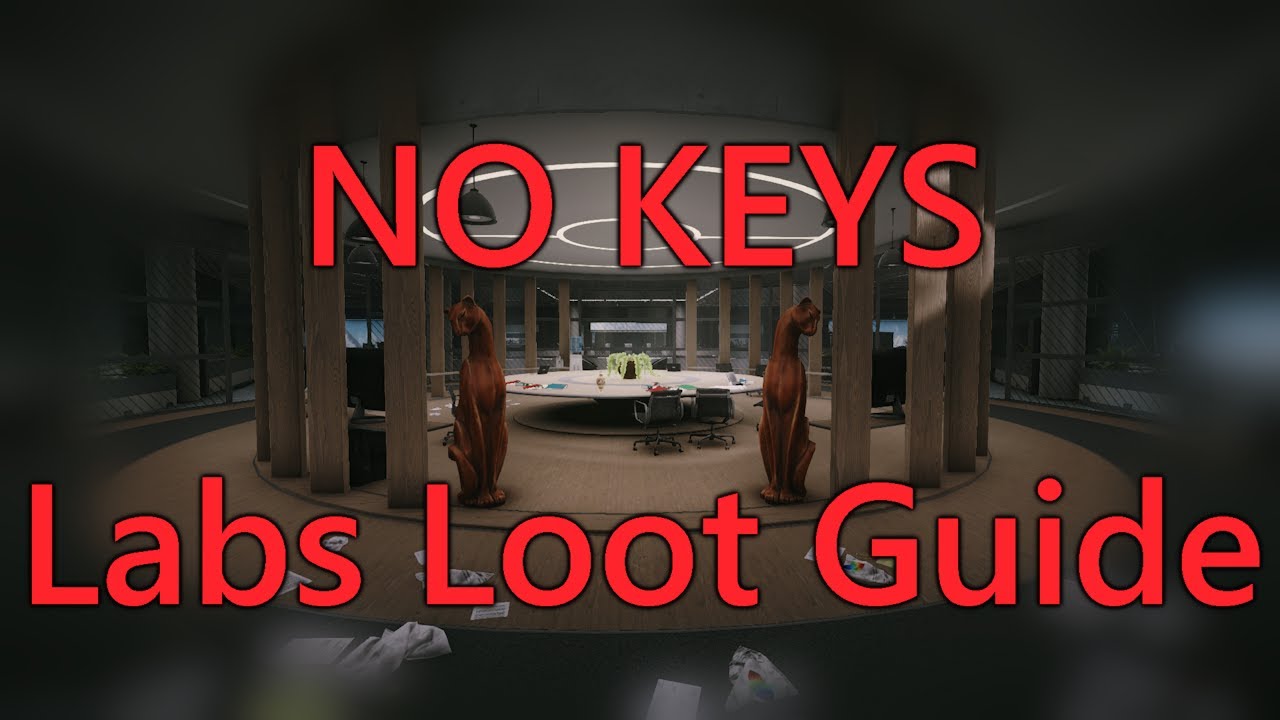 HOW TO LOOT LABS WITH NO KEYS/KEYCARDS!