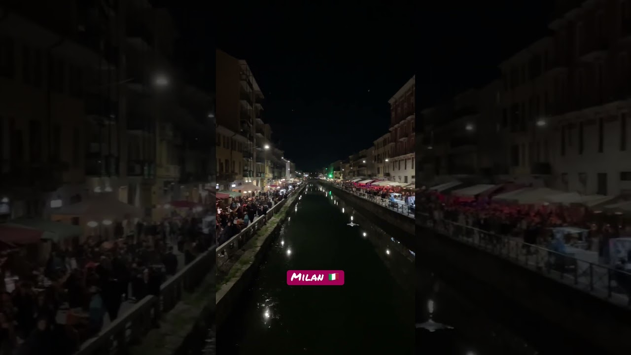 Nightlife in Milan, Italy - Navigli