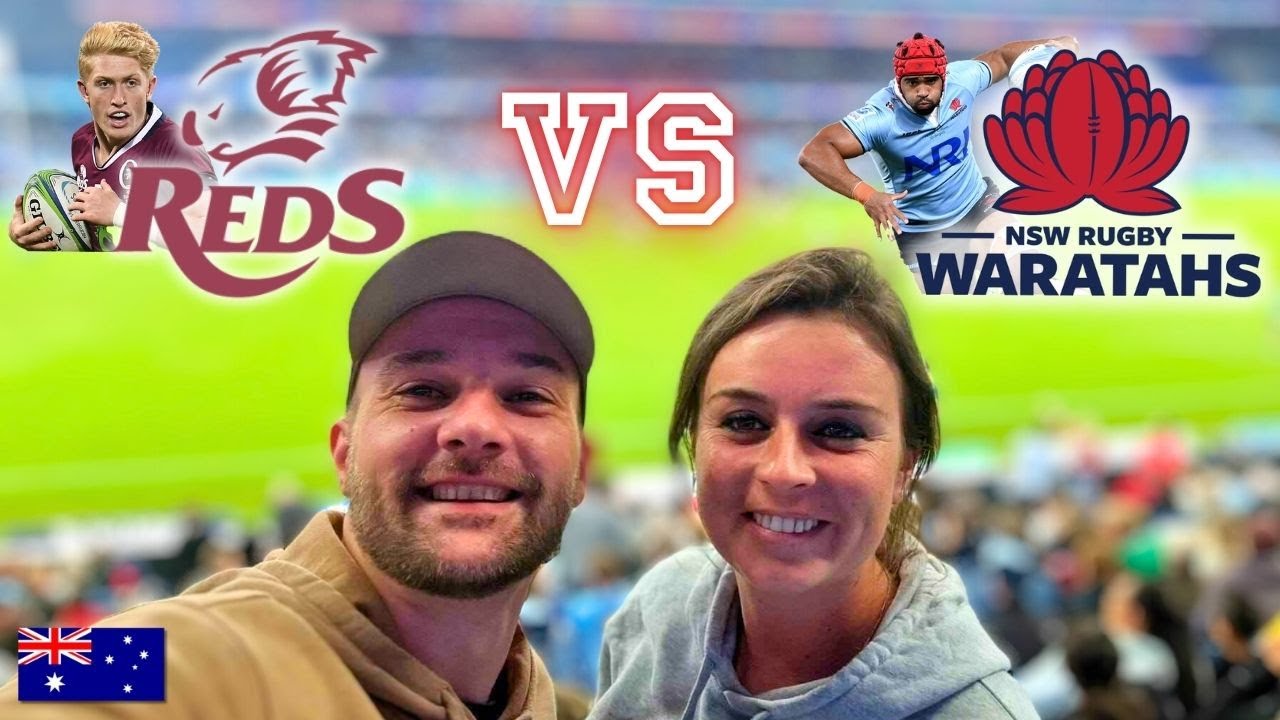 Наш ПЕРВЫЙ матч по РЕГБИ в СИДНЕЕ 🇦🇺 NSW Waratahs против Queensland Reds 🏉 Allianz Stadium