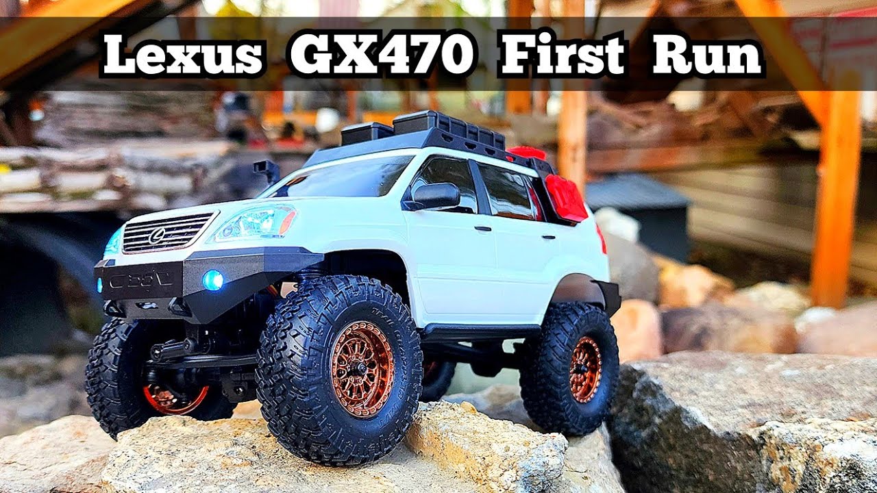 New Axial Scx24 Lexus GX470 first run review