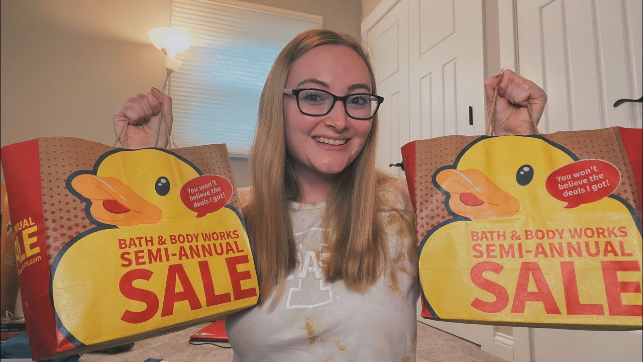BATH & BODY WORKS SEMI ANNUAL SALE HAUL 2025💛❤️💛❤️