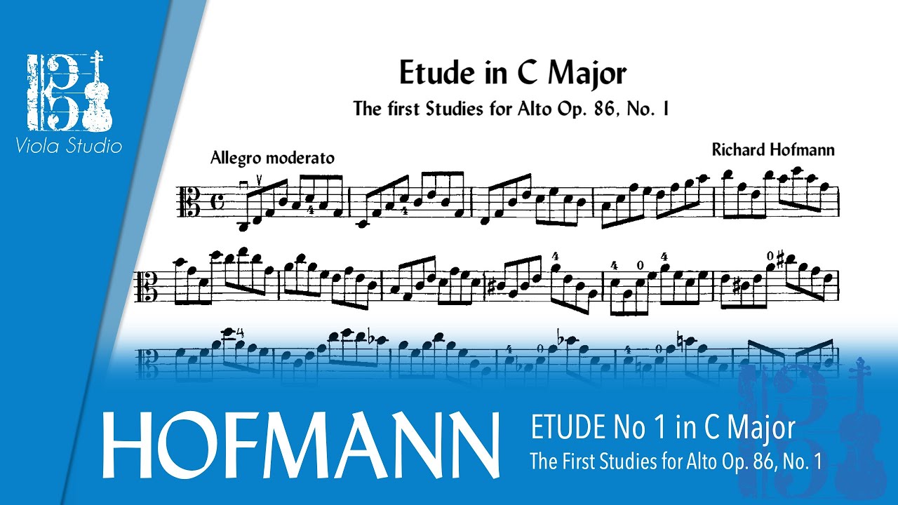 HOFMANN - Etude 1 in C Major, Op. 86 | Progressive Tempo Practice