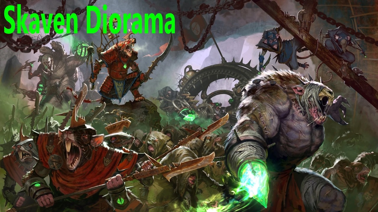 Niemand hat die Absicht hier einen Turm zu bauen, vor allem nicht für ein Skaven Diorama