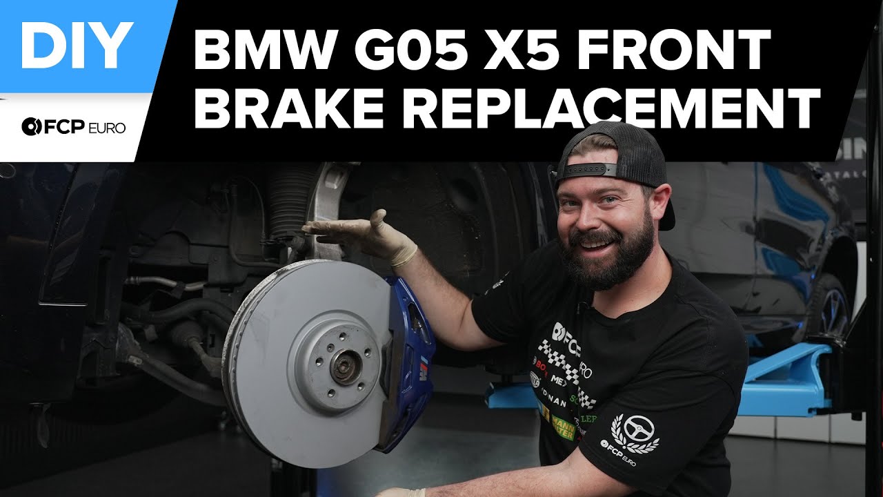 Замена передних тормозных колодок и дисков BMW X5 своими руками (BMW G05 X5, G06 X6 2019-2026)
