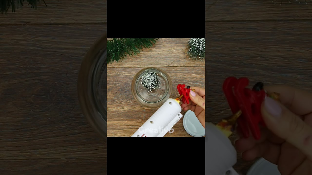 Barattoli di Natale! ♻️🌲 #creativo #shorts #natale #christmas