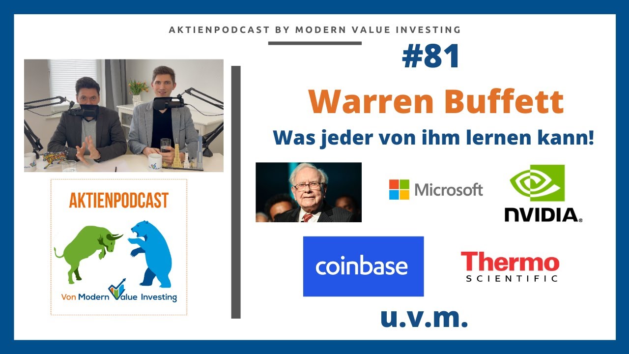 Warren Buffett - Was jeder von ihm lernen kann! der Aktienpodcast by Modern Value Investing