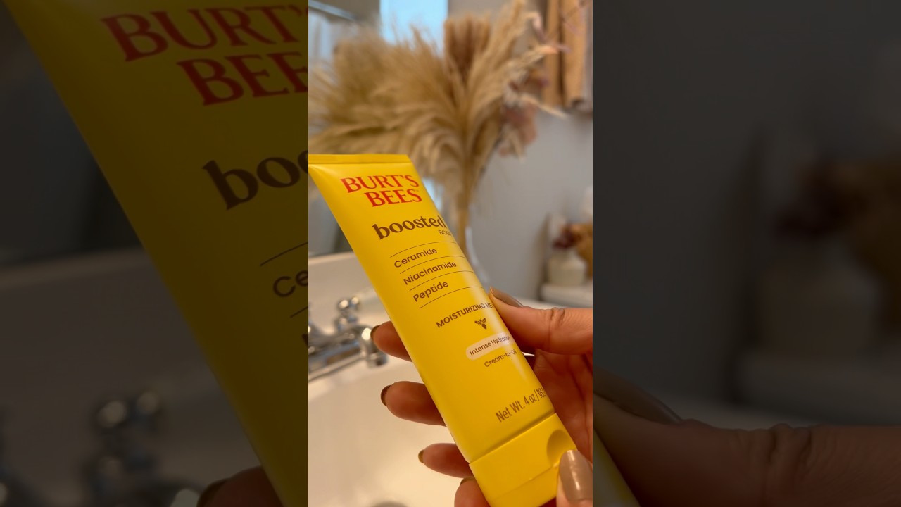 Burt's Bees Boosted Body Moisturizing Melt With Ceramide, Niacinamide and Peptide