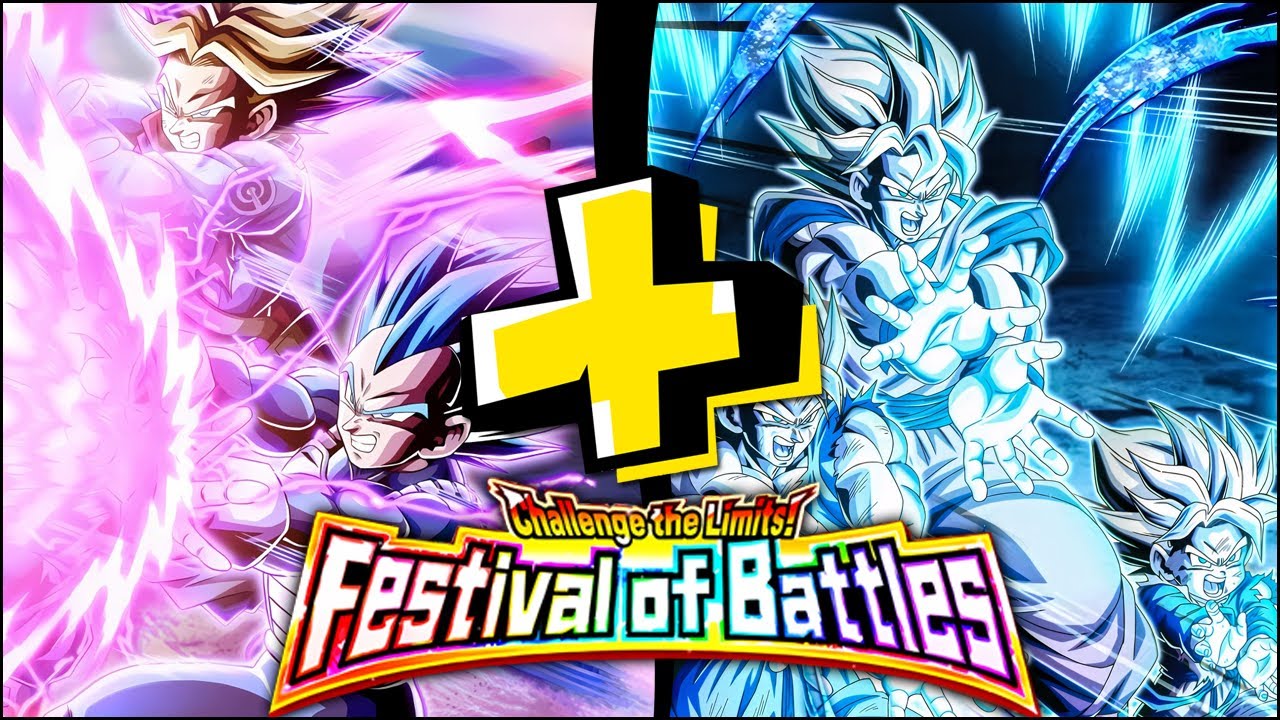 EZA LR VEGETA & TRUNKS + CARNIVAL LR STR SSJ GOHAN VS. CHALLENGE THE LIMITS! FESTIVAL OF BATTLES!