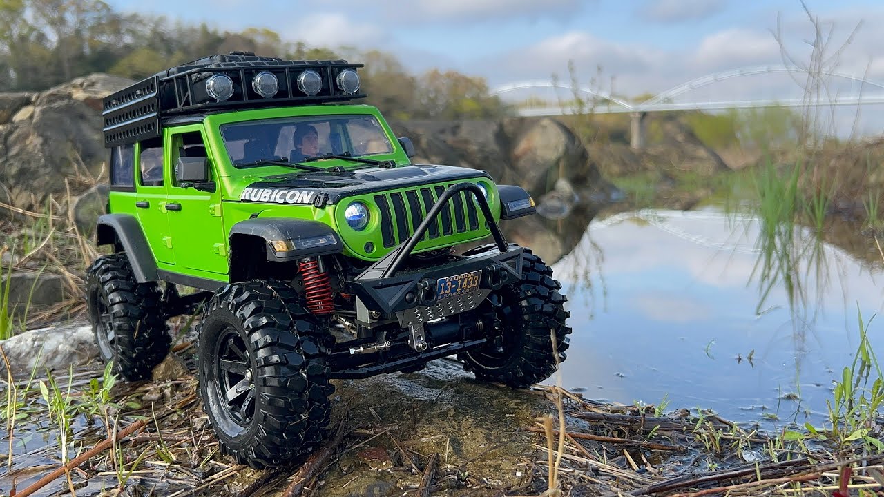 【DEERC MN128】 Jeep Wrangler RUBICON  Rock Crawling リベンジロック(＾ω＾)