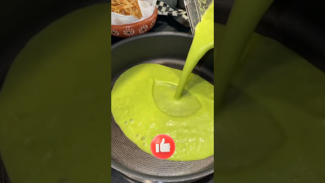 sopa de tortilla verde #sopadetortilla #recetasfaciles  #recipe