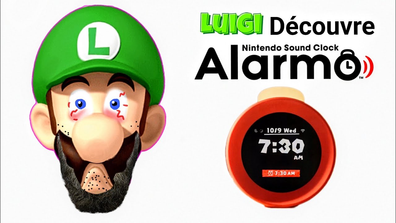 Luigi découvre le réveil Alarmo