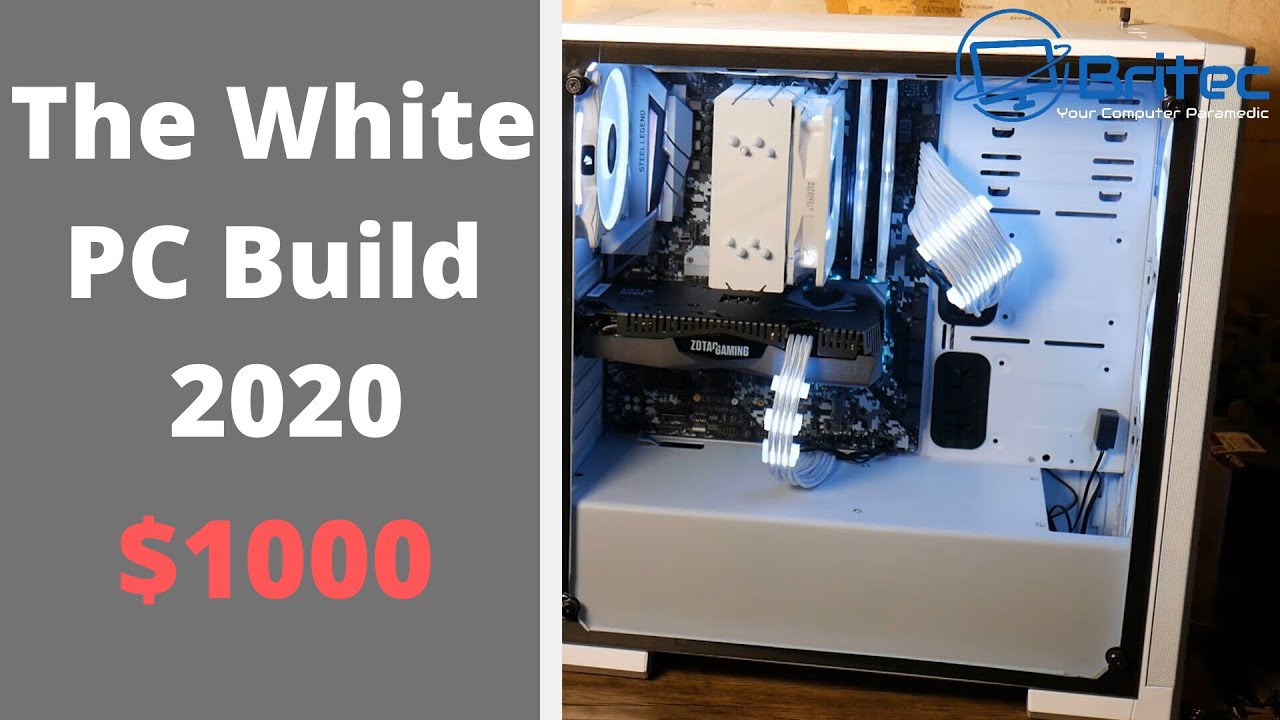 The White Gaming PC Build 2020
