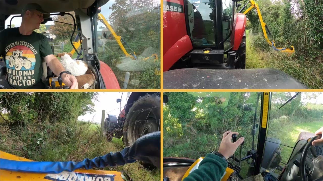 07/10/23  More hedge bashing while we wait for the seed drill.