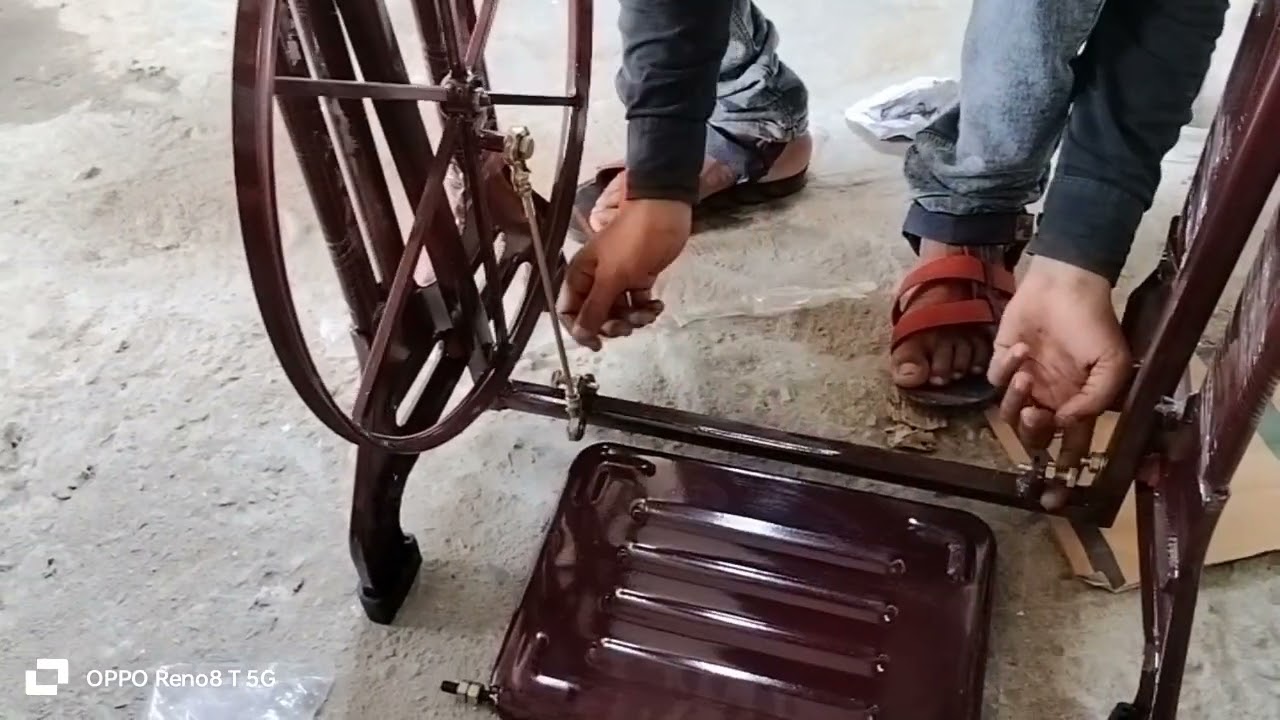 sewing machine stand setting