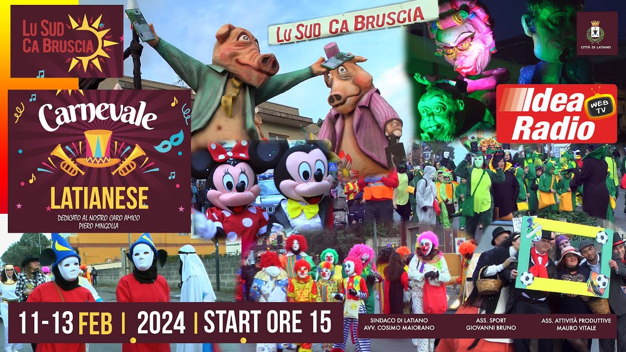 LATIANO -  V Edizione CARNEVALE LATIANESE 2024 -  11.02.2024