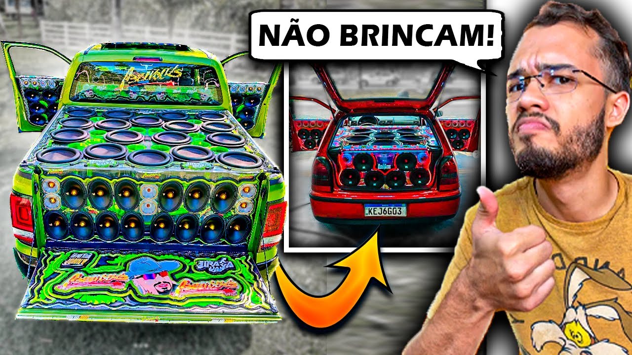 Esses São OS Carros Dos DJS Do ELETROFUNK !! *CHEIOS de SOM*