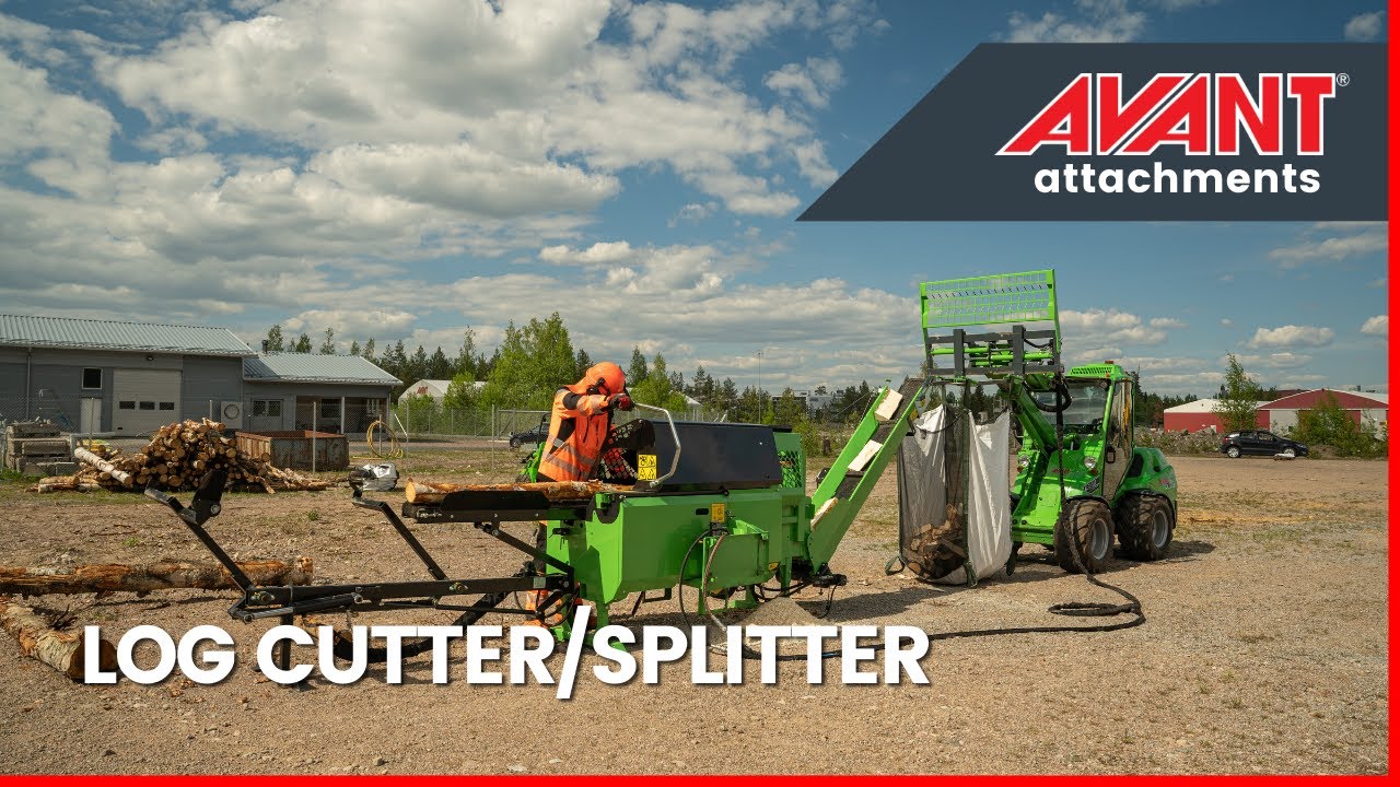 Avant - Avant attachments: Log cutter/splitter
